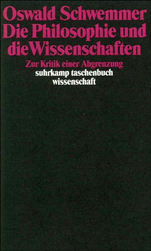 Die Philosophie und die Wissenschaften