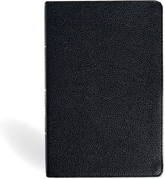 NASB Personal Size Giant Print Bible, Black Genuine Leather