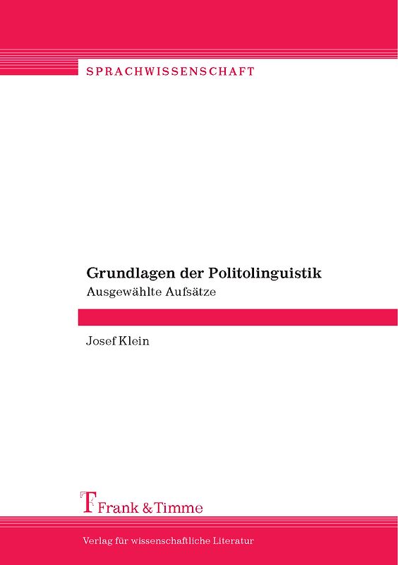 Grundlagen der Politolinguistik