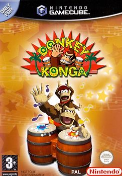 Donkey Konga [ohne Bongocontroller, Internationale Version] Nintendo GameCube