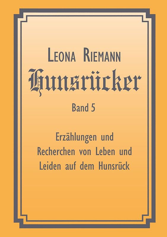 Hunsrücker Band 5