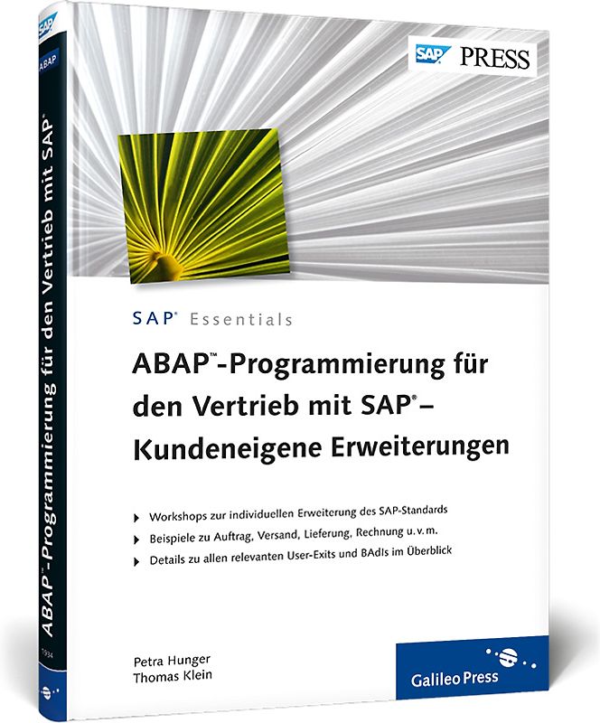ABAP-Programmierung für den Vertrieb mit SAP – Kundeneigene Erweiterungen