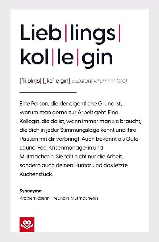 Lieblingskollegin Notizbuch Geschenkbuch: Die Definition einer besonderen Verbundenheit