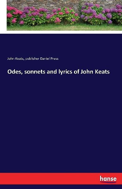 Odes, sonnets and lyrics of John Keats