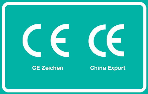 Vergleich CE Zeichen