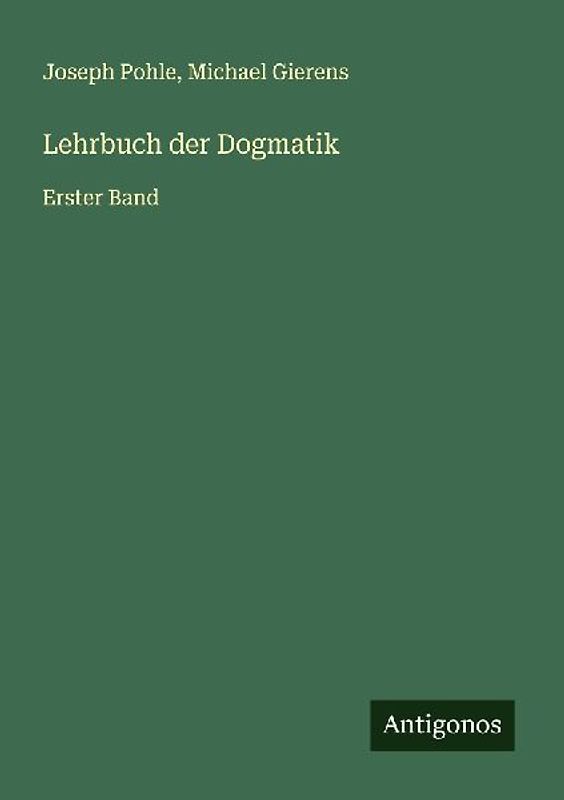 Lehrbuch der Dogmatik