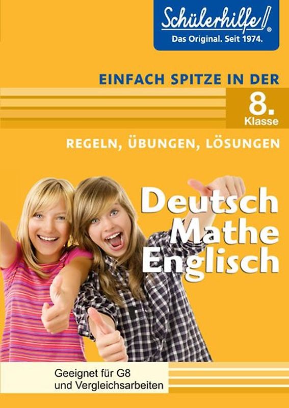 Deutsch, Mathe, Englisch in der 8. Klasse