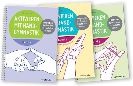 Aktivieren mit Handgymnastik , 3 Bde. im Set