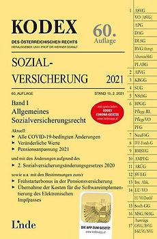 KODEX Sozialversicherung 2021, Band I
