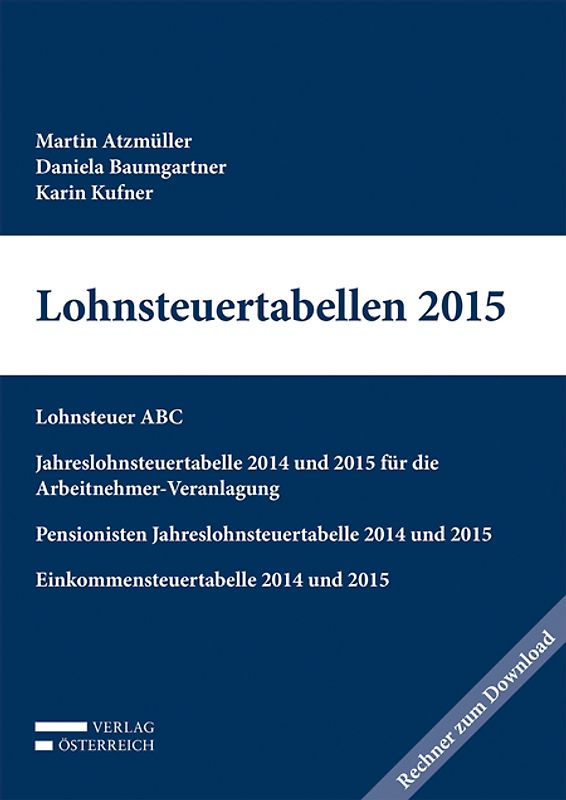 Lohnsteuertabellen 2015