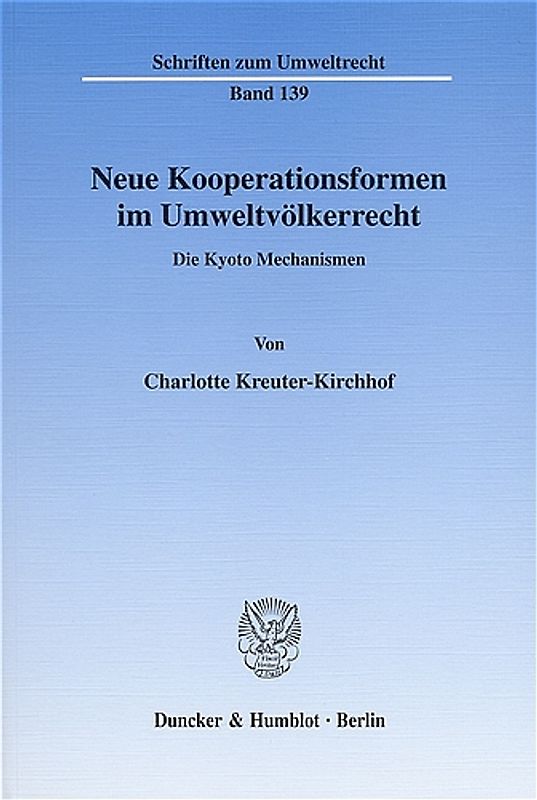 Neue Kooperationsformen im Umweltvölkerrecht.