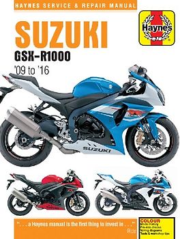 Suzuki GSX-R1000 (09 - 16) Haynes Repair Manual