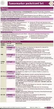 Tumormarker pocketcard Set