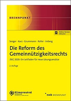 Die Reform des Gemeinnützigkeitsrechts (NWB Brennpunkt)