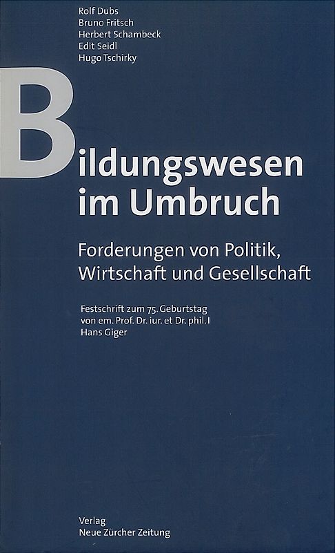 Bildungswesen im Umbruch