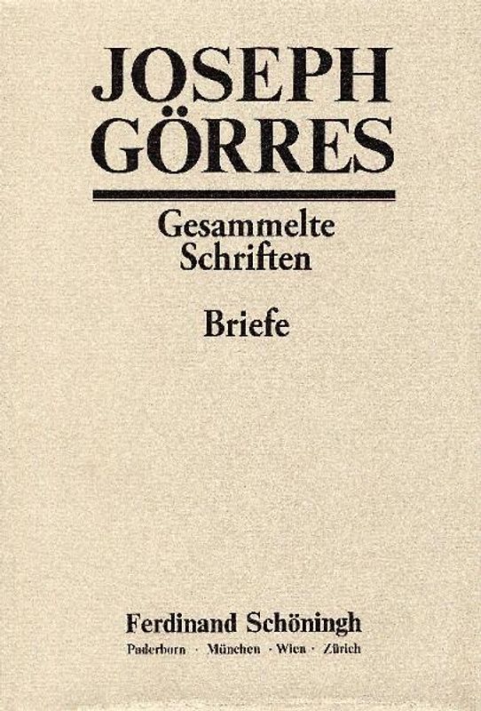 Briefe der Münchener Zeit