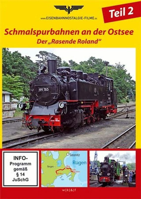 Schmalspurbahnen an der Ostsee, Teil 2 - Der rasende Roland DVD