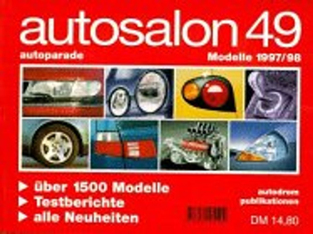 autosalon - autoparade. Der Berater für den Autokauf. Modelle 1997