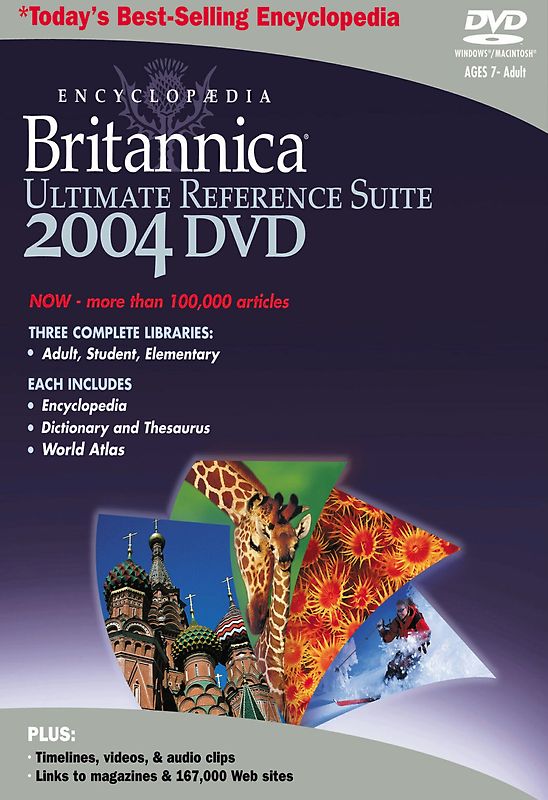 Encyclopaedia Britannica 2004: Ultimate Reference Suite MacOS