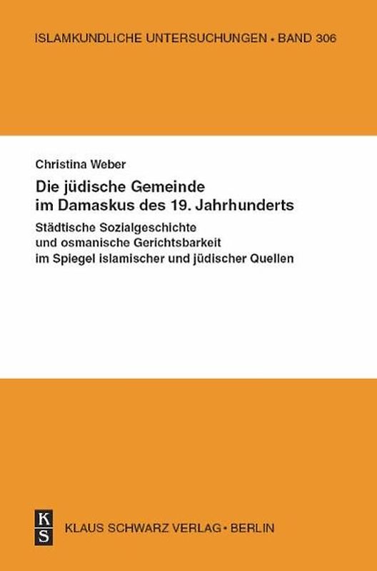 Die jüdische Gemeinde im Damaskus des 19. Jahrhunderts.