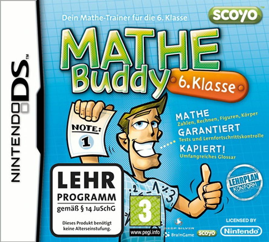 Mathe Buddy 6. Klasse Nintendo DS
