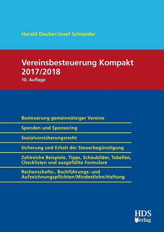 Vereinsbesteuerung Kompakt 2017/2018
