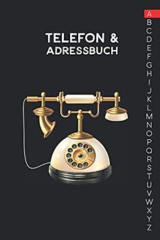 Adress und Telefonbuch: Ca. A5-Format für Adressen, Telefonnummer und Geburtstage mit A-Z Register (Telefon & Adressbuch)