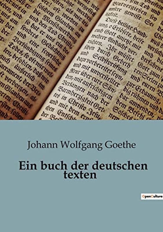 Ein buch der deutschen texten