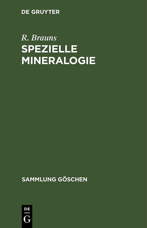 Spezielle Mineralogie