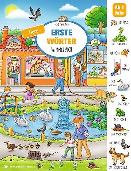 Erste Wörter Wimmelbuch Tiere