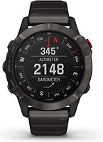 Garmin Fenix 6 47 mm titan et bracelet métal titan [Pro Solar Edition]