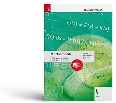 Mathematik V HAK + TRAUNER-DigiBox + E-Book plus - Erklärungen, Aufgaben, Lösungen, Formeln