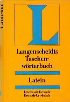 Langenscheidt Taschenwörterbücher / Latein. Lateinisch-Deutsch /Deutsch-Lateinisch