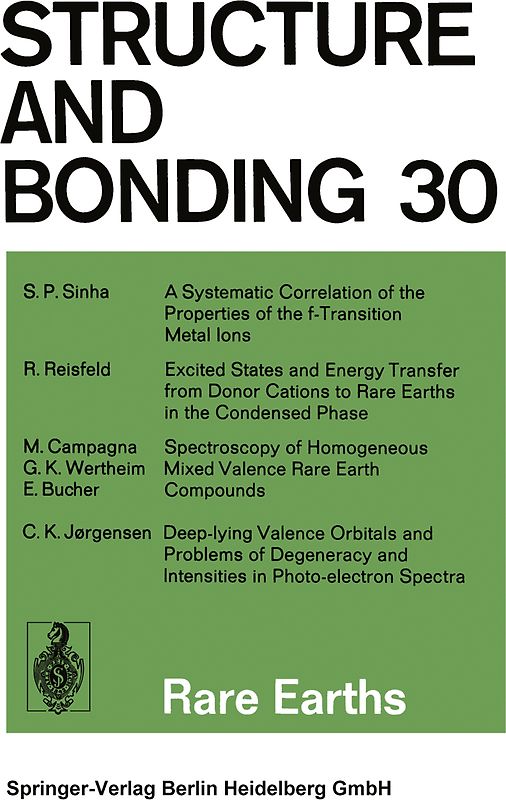 Structure and Bonding