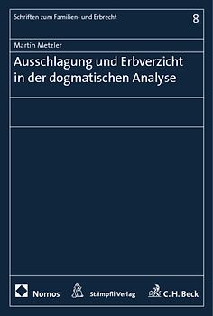 Ausschlagung und Erbverzicht in der dogmatischen Analyse