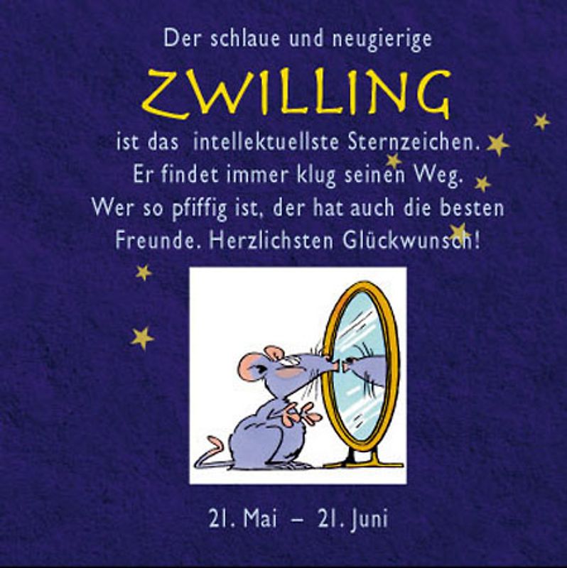 Sternzeichen Zwilling