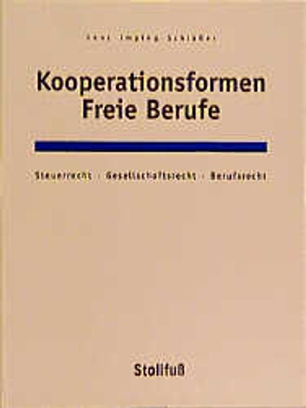 Kooperationsformen Freie Berufe