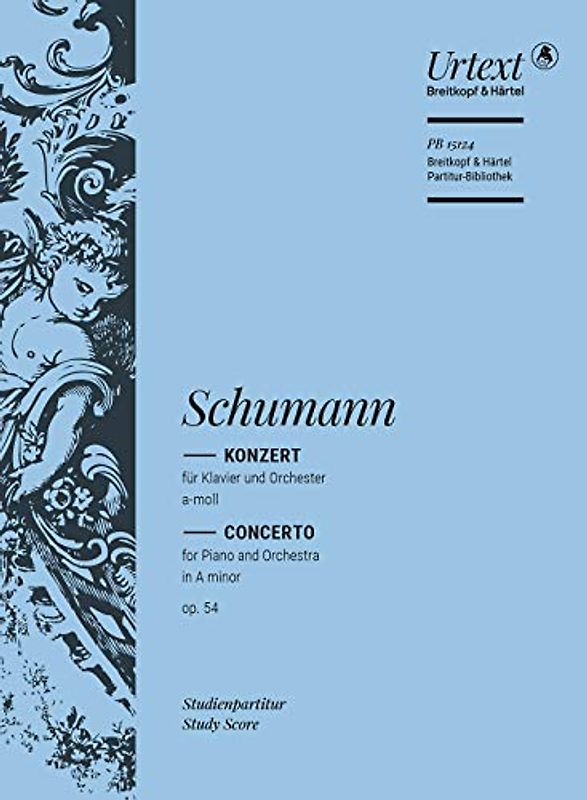 Konzert für Klavier und Orchester a-moll op. 54 - Breitkopf Urtext - Studienpartitur (PB 15124 )