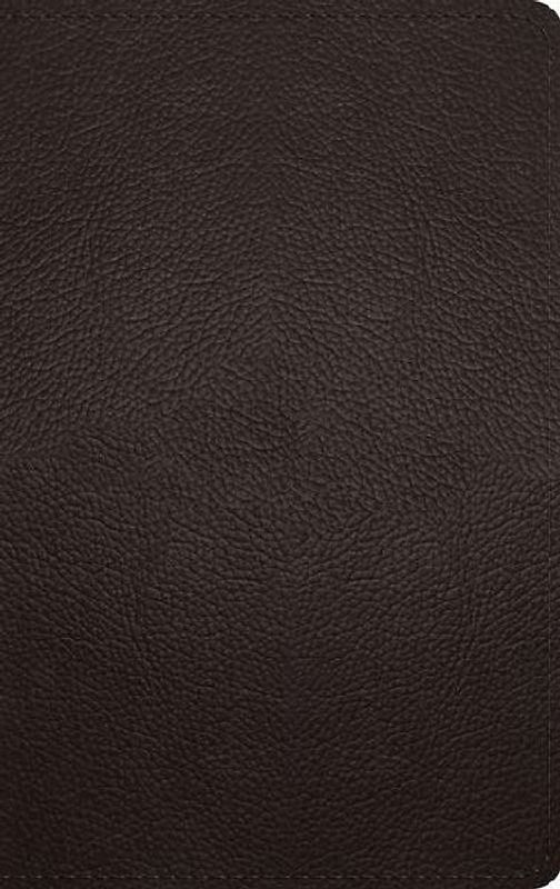 ESV Thinline Bible, Red Letter (Buffalo Leather, Deep Brown)