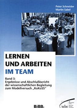 Lernen und Arbeiten im Team / Ergebnisse und Abschlussbericht der wissenschaftlichen Begleitung zum Modellversuch "Kontinuierliche und Kooperative Selbstqualifikation und Selbstorganisation"