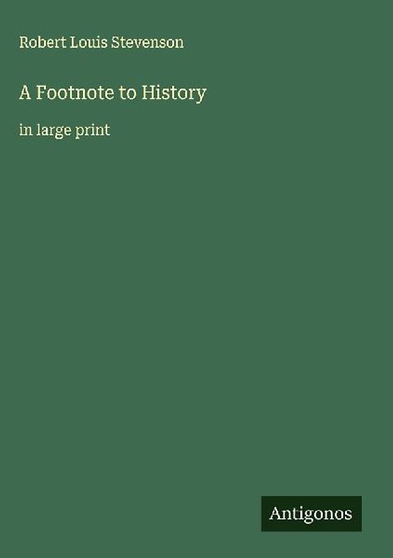 A Footnote to History