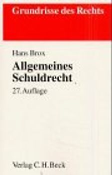 Allgemeines Schuldrecht