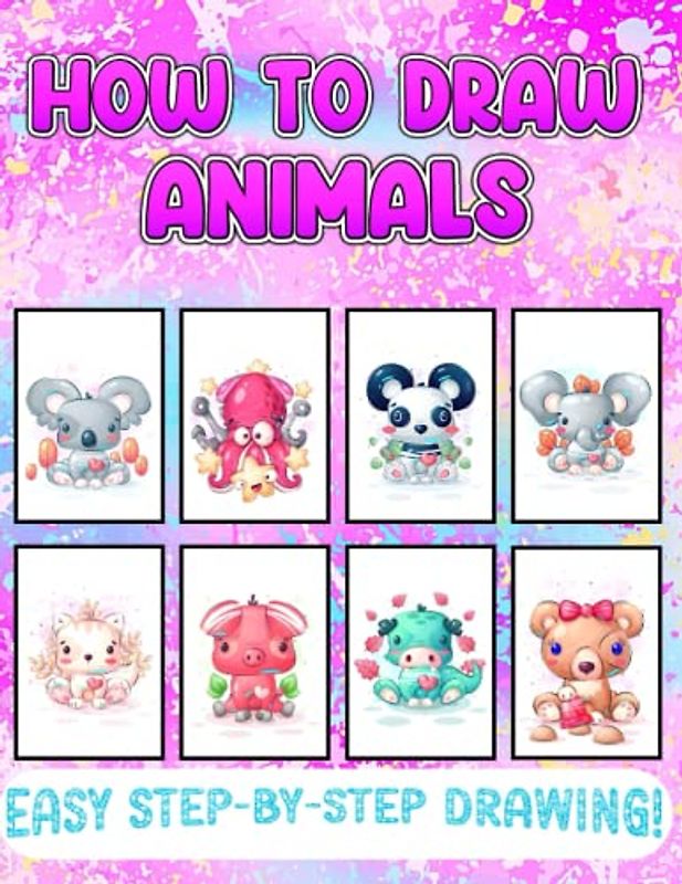 How to Draw Animals: Step-by-Step Easy and Simple for Kids