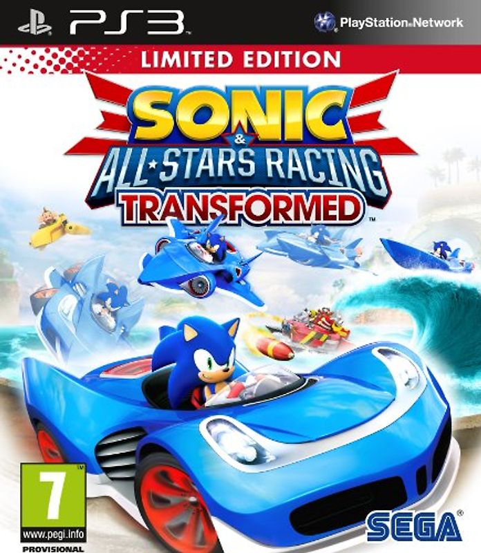 Sonic & SEGA All-Stars Racing: Transformed [Limited Edition, Internationale Version] PlayStation 3