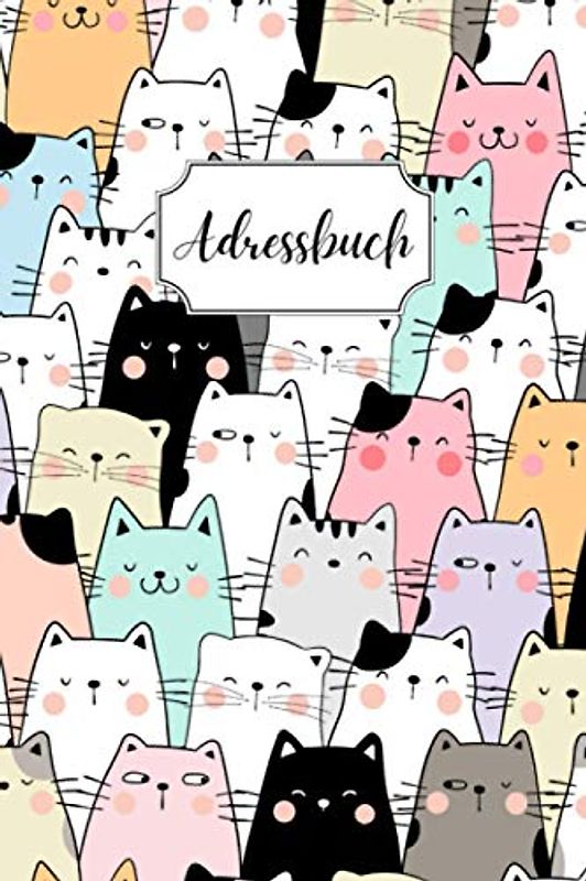 Adressbuch: Telefonbuch mit Inhaltsverzeichnis, A bis Z | A5 Format, praktisches Heft | Original | 728 Kontakte