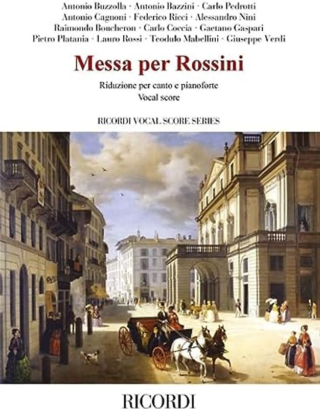 Messa Per Rossini Vocal Score Reduction for Voice and Piano