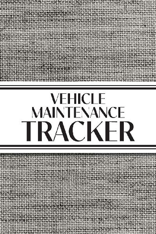Vehicle Maintenance Tracker (Textured Paper Charcoal)