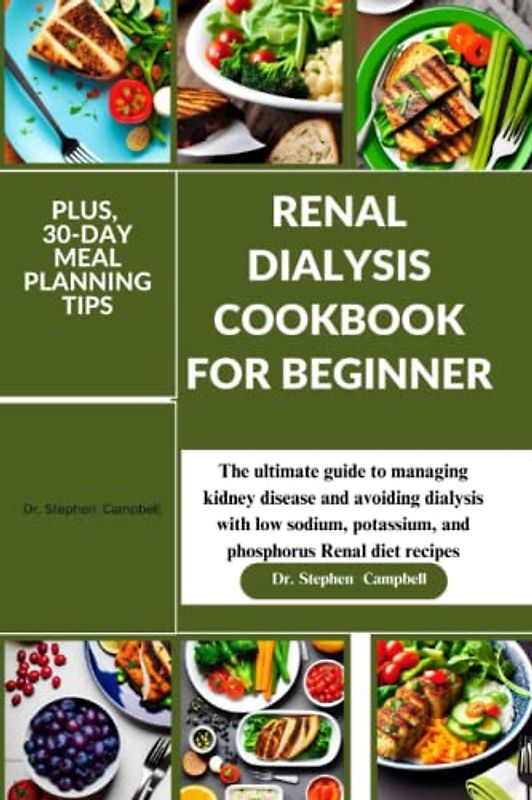 Renal dialysis cookbook for beginner: The ultimate guide to managing kidney disease and avoiding dialysis with low sodium, potassium, and phosphorus Renal diet recipes