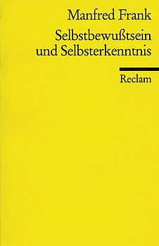 Selbstbewusstsein und Selbsterkenntnis