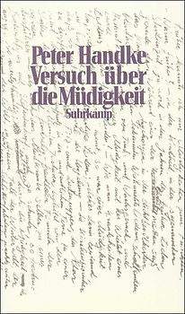 Versuch über die Müdigkeit